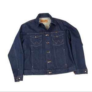 Vintage 80's RARE WRANGLER M-159 Denim Jean Jacket